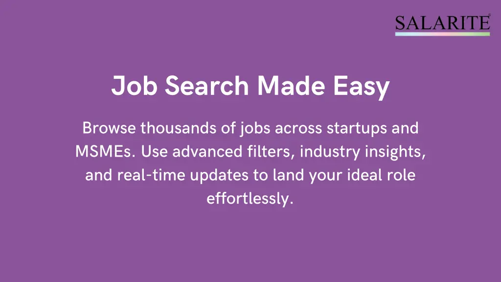 job search made easy
