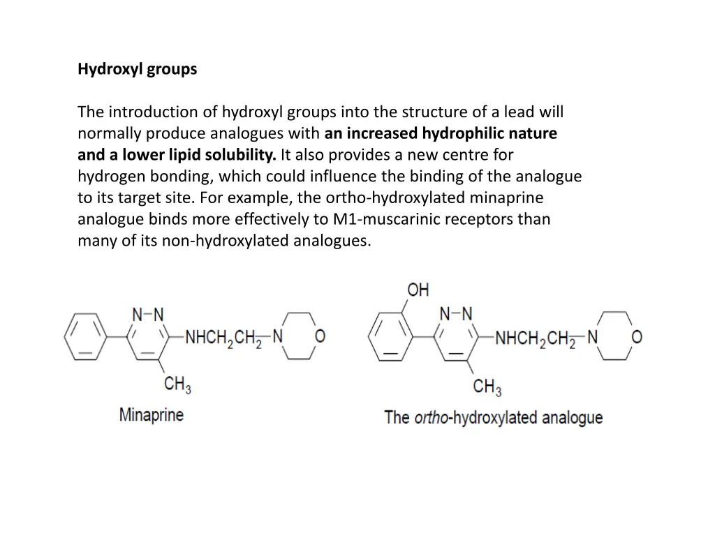 hydroxyl groups