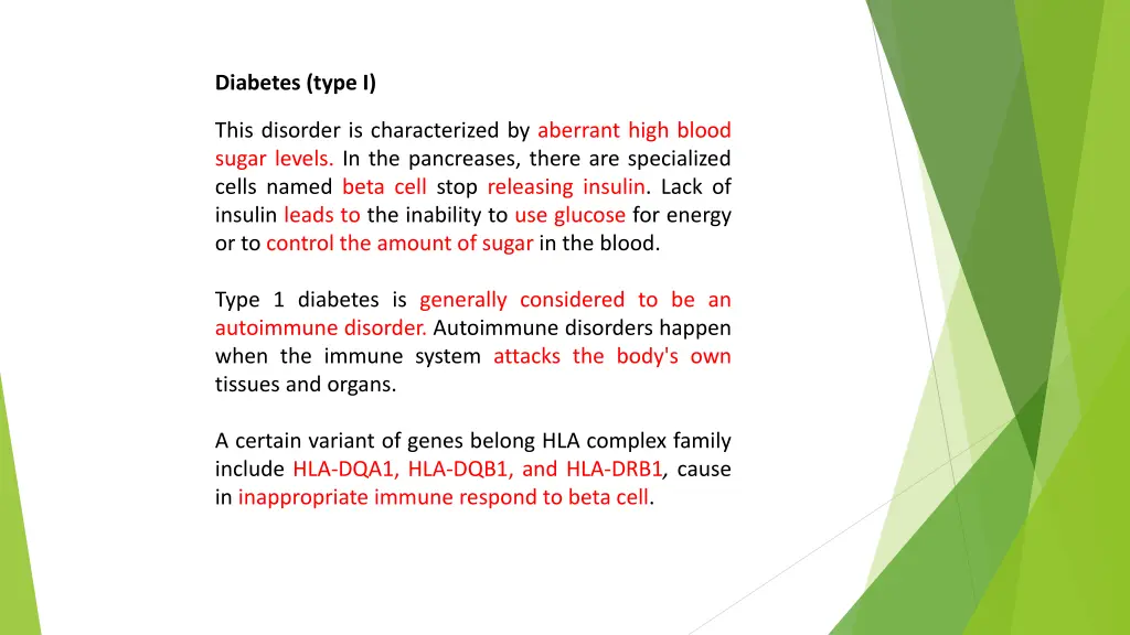 diabetes type i