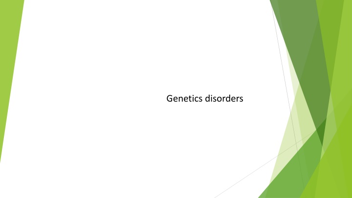 genetics disorders