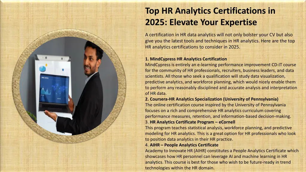 top hr analytics certifications in 2025 elevate