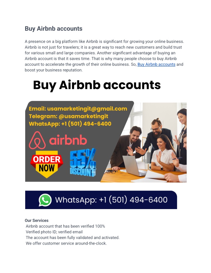 buy airbnb accounts