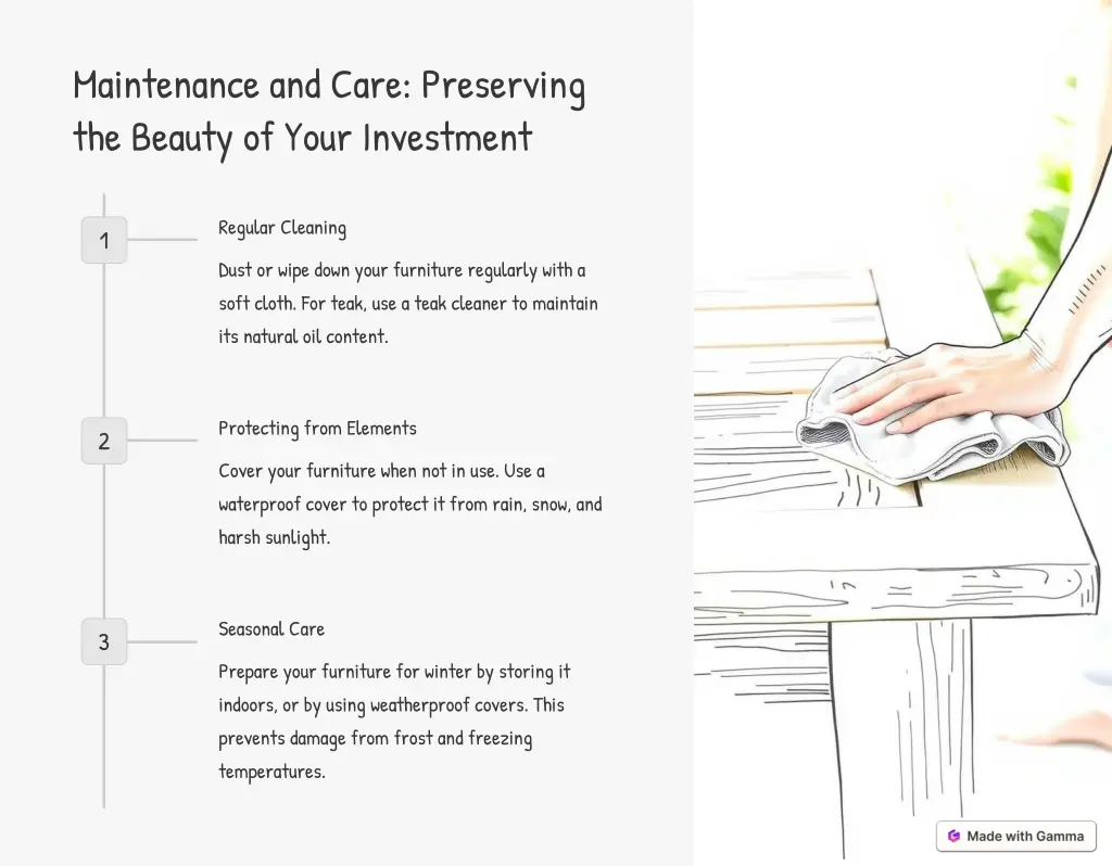 maintenance and care preserving the beauty