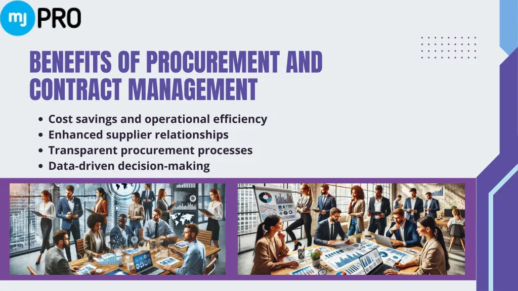 benefits of procurement and contract management