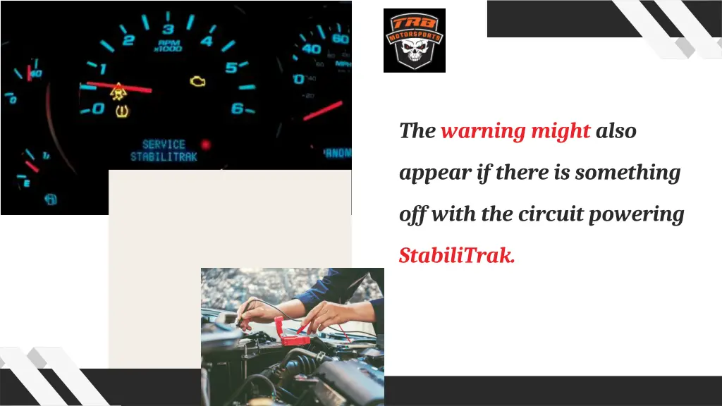 the warning might also