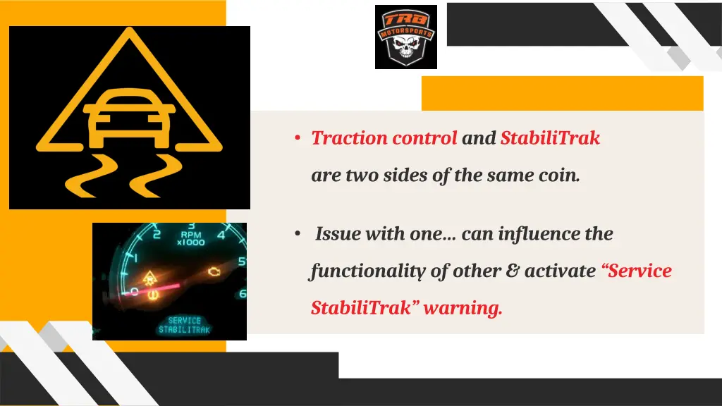 traction control and stabilitrak