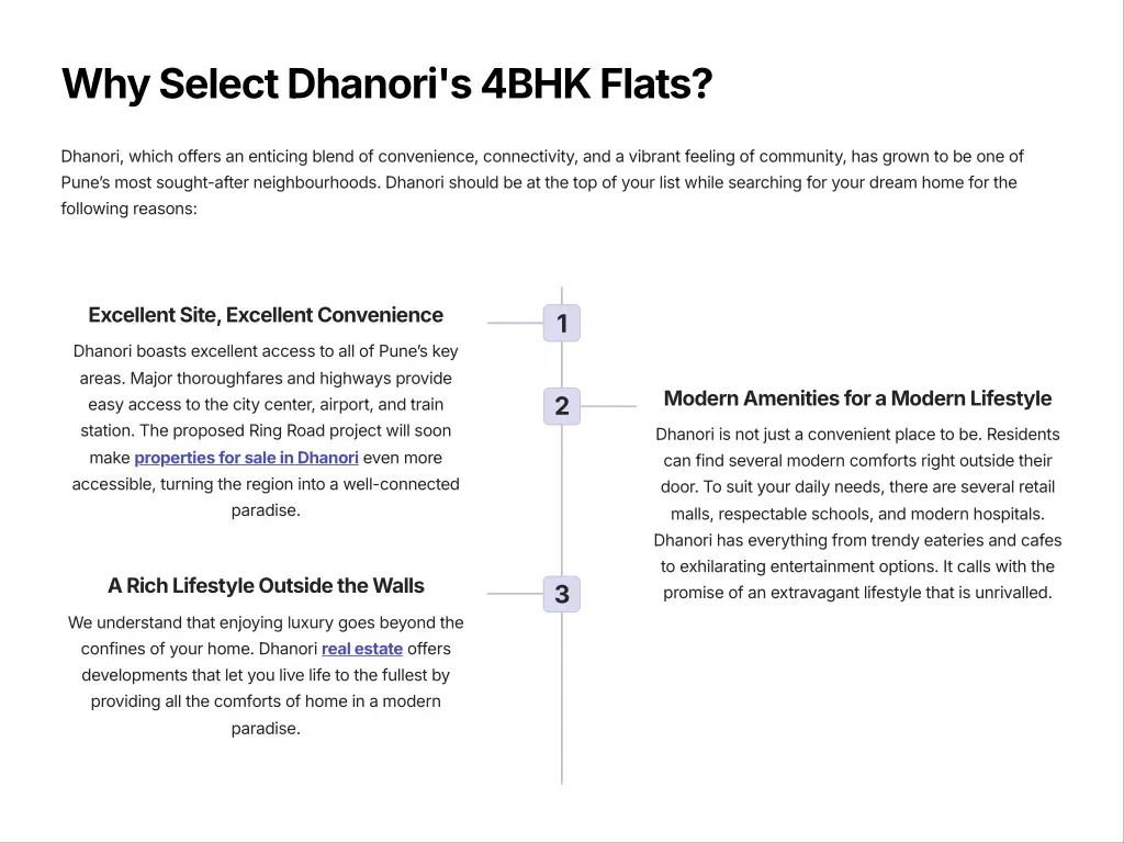 why select dhanori s 4bhk flats