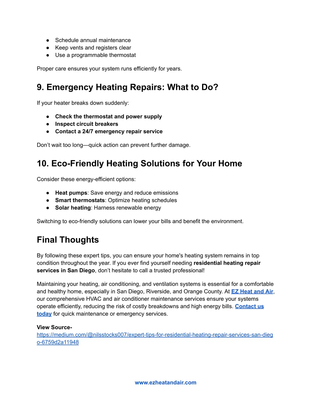 schedule annual maintenance keep vents