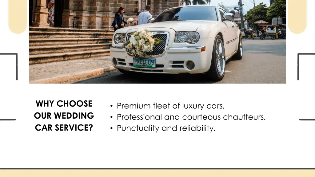 why choose our wedding car service