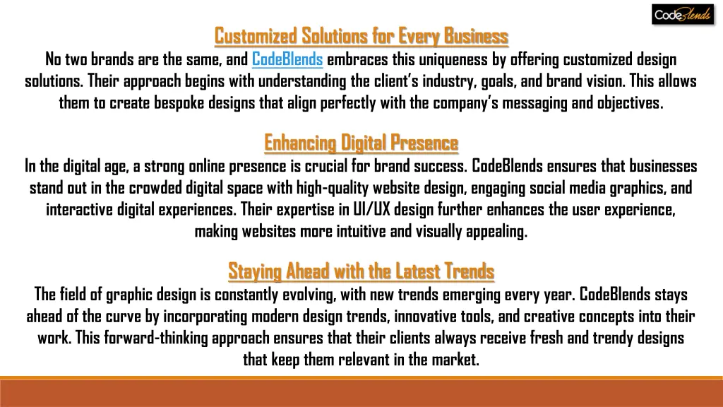 customized solutions for every business