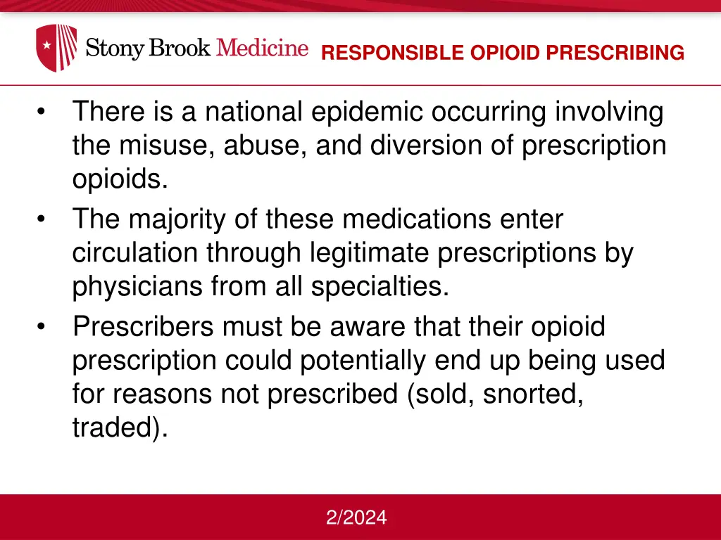 responsible opioid prescribing