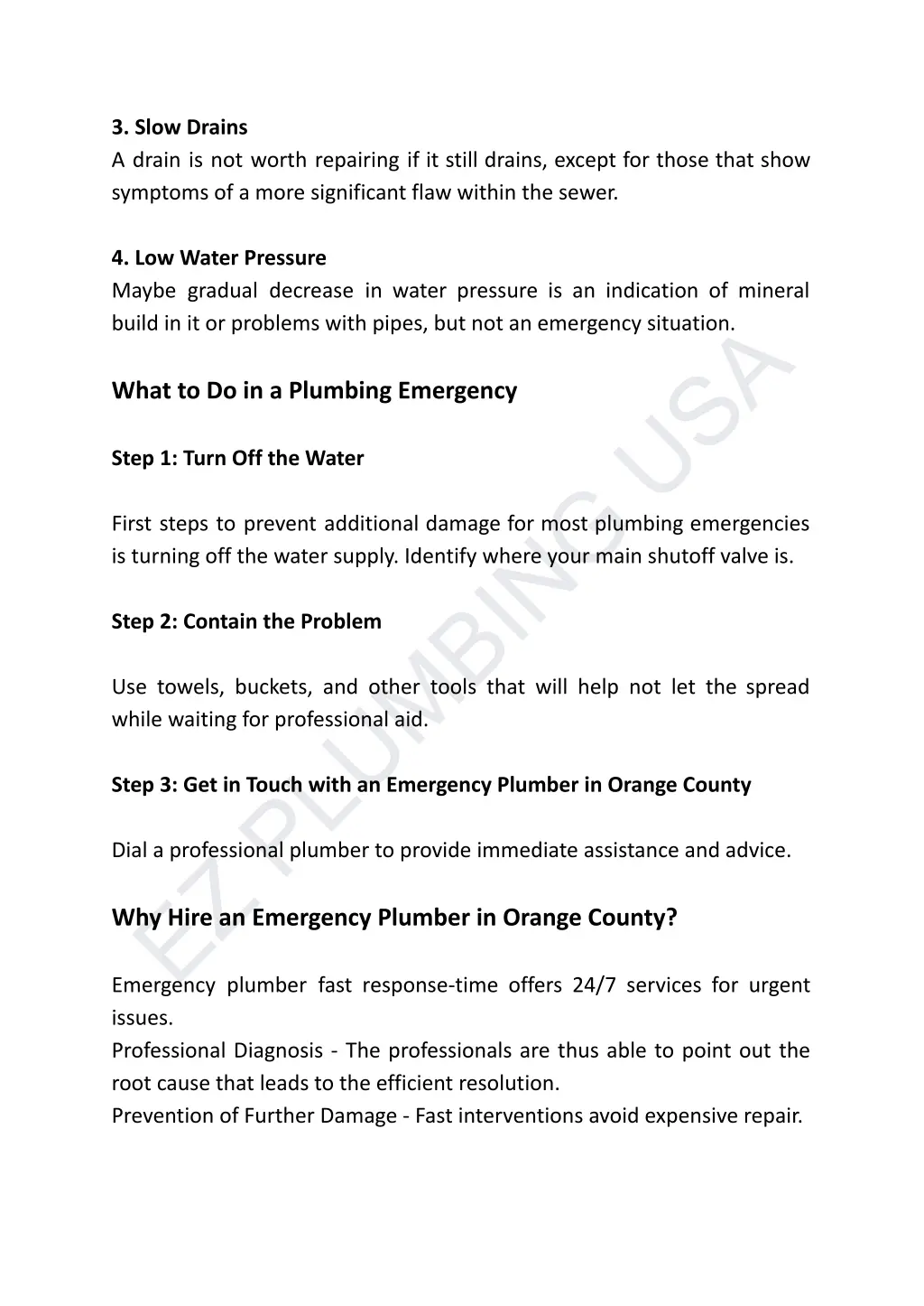 3 slow drains a drain is not worth repairing