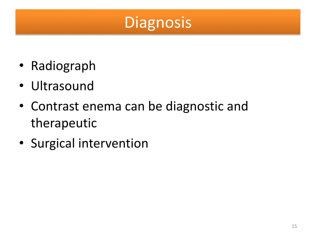 diagnosis