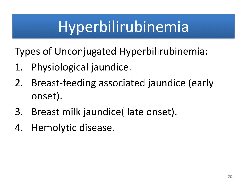 hyperbilirubinemia 1