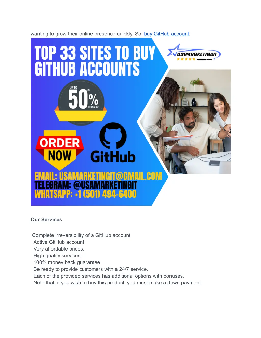 wanting to grow their online presence quickly