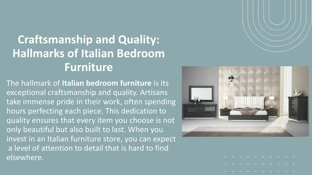 craftsmanship and quality hallmarks of italian