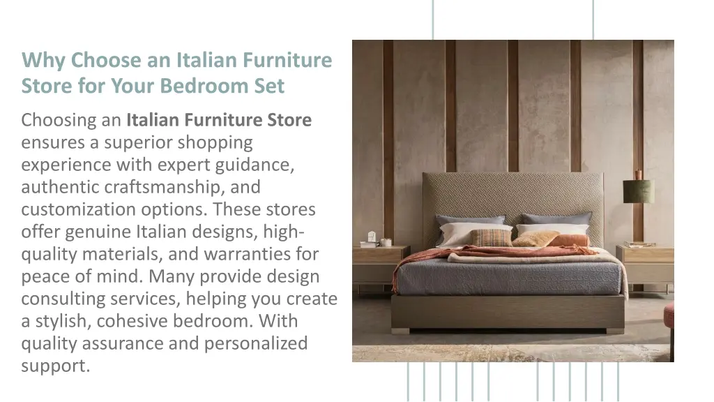 why choose an italian furniture store for your