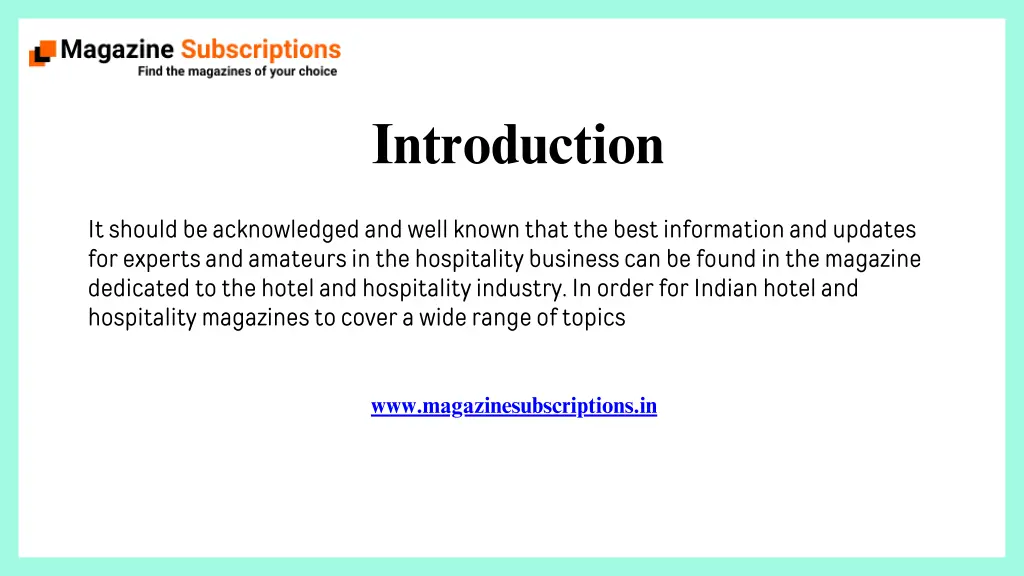 introduction