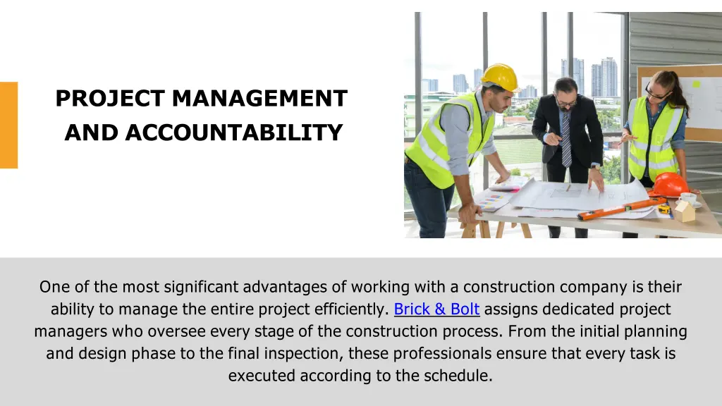project management and accountability