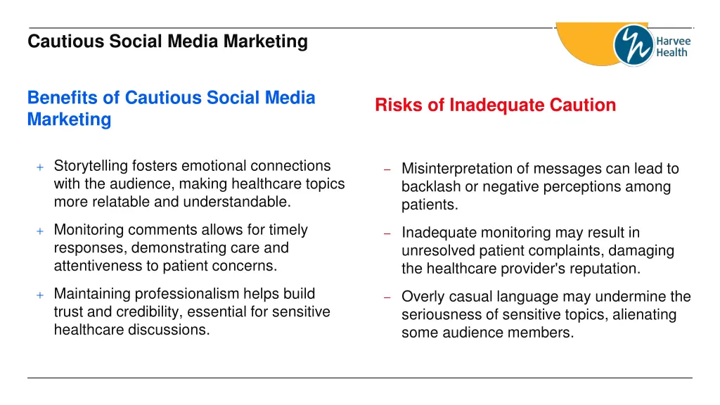 cautious social media marketing