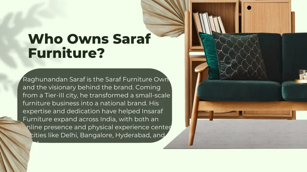 who owns saraf furniture