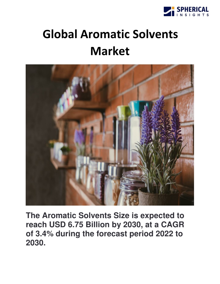 global aromatic solvents market