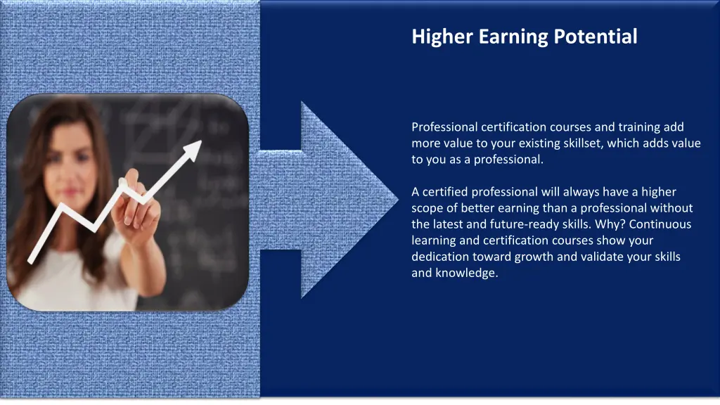 higher earning potential