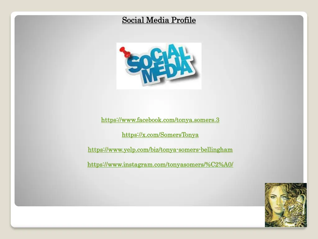 social media profile social media profile