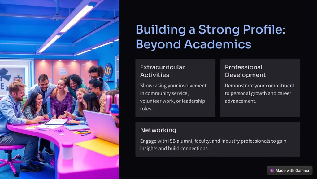 building a strong profile beyond academics