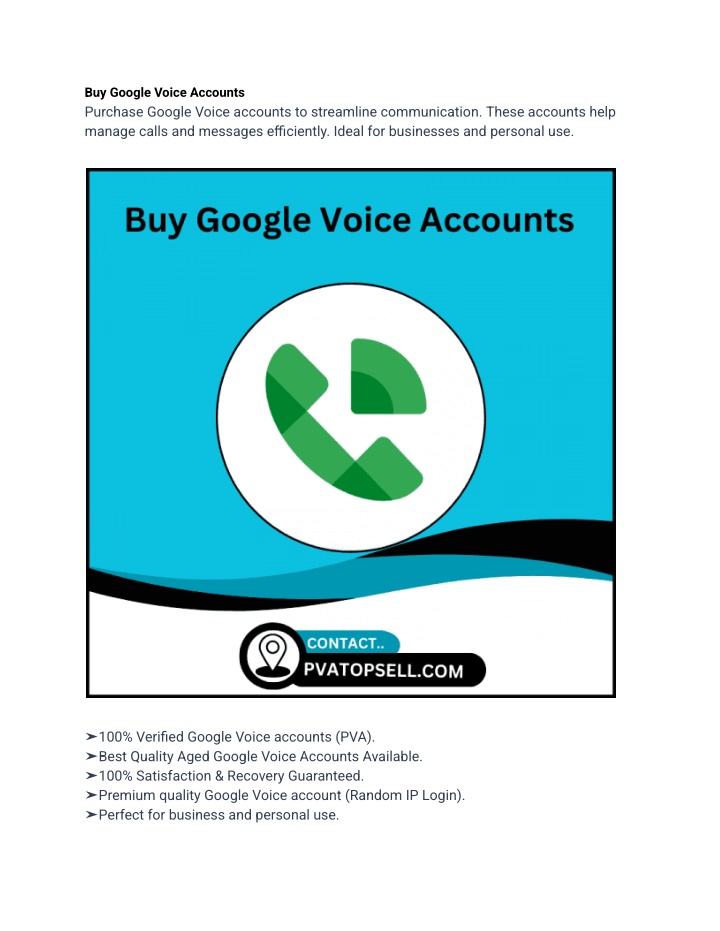 buy google voice accounts purchase google voice