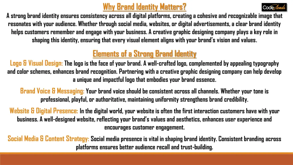 why brand identity matters