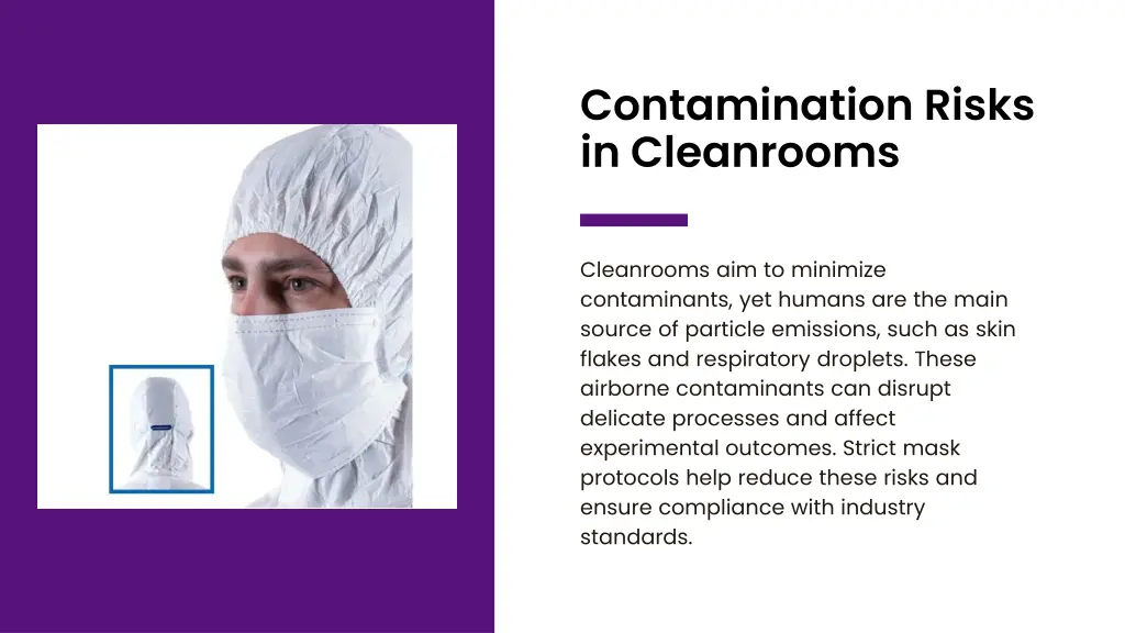 contamination risks in cleanrooms