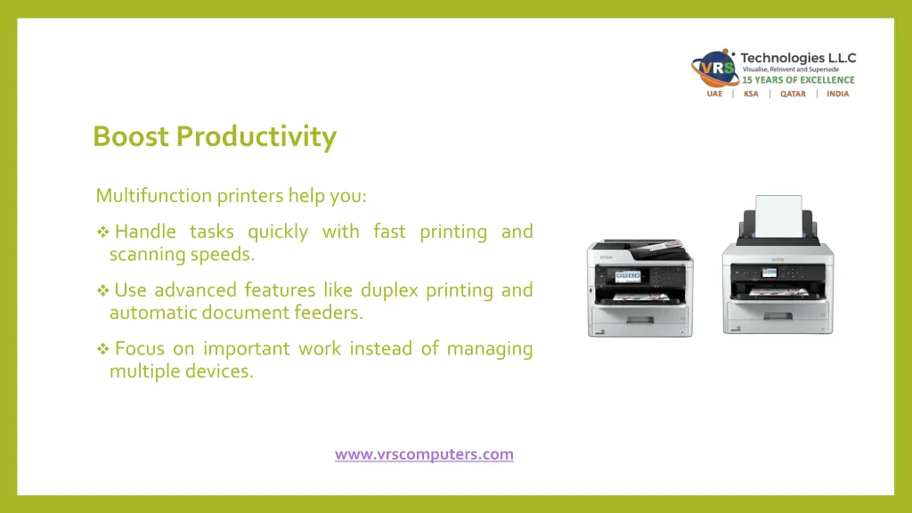 boost productivity