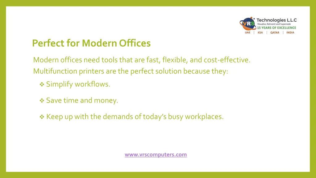 perfect for modern offices