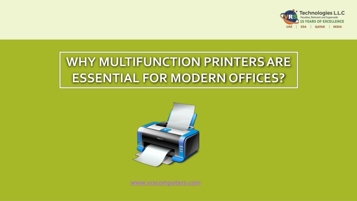 why multifunction printers are essential