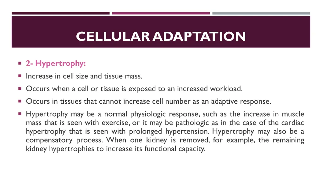 cellular adaptation 2