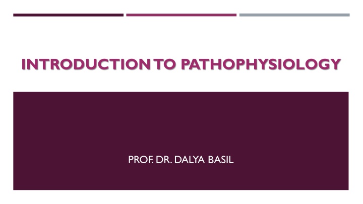 introduction to pathophysiology