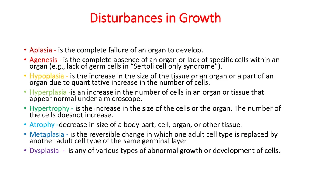 disturbances in growth disturbances in growth 2