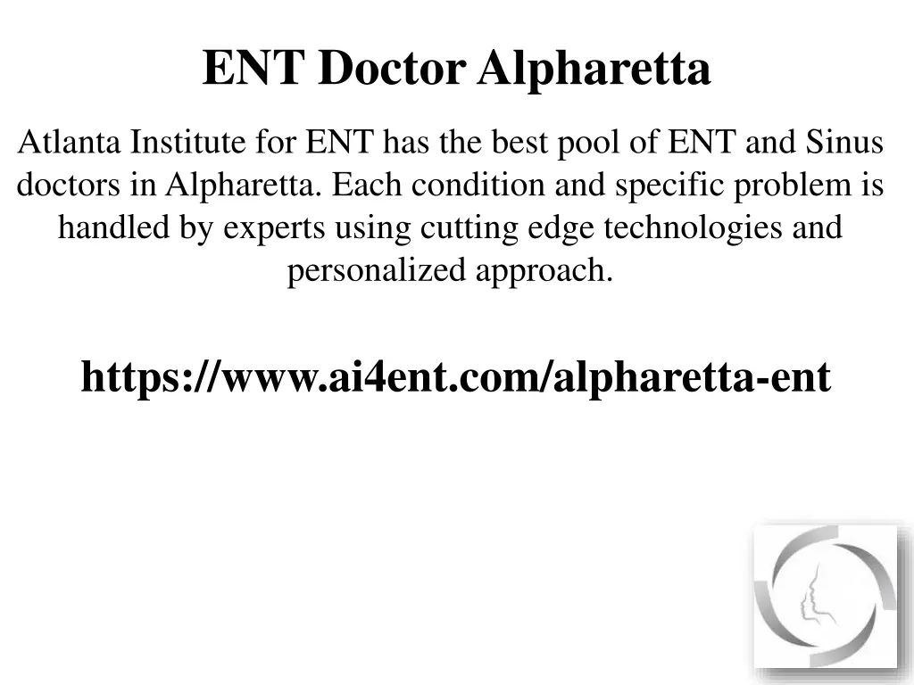 ent doctor alpharetta