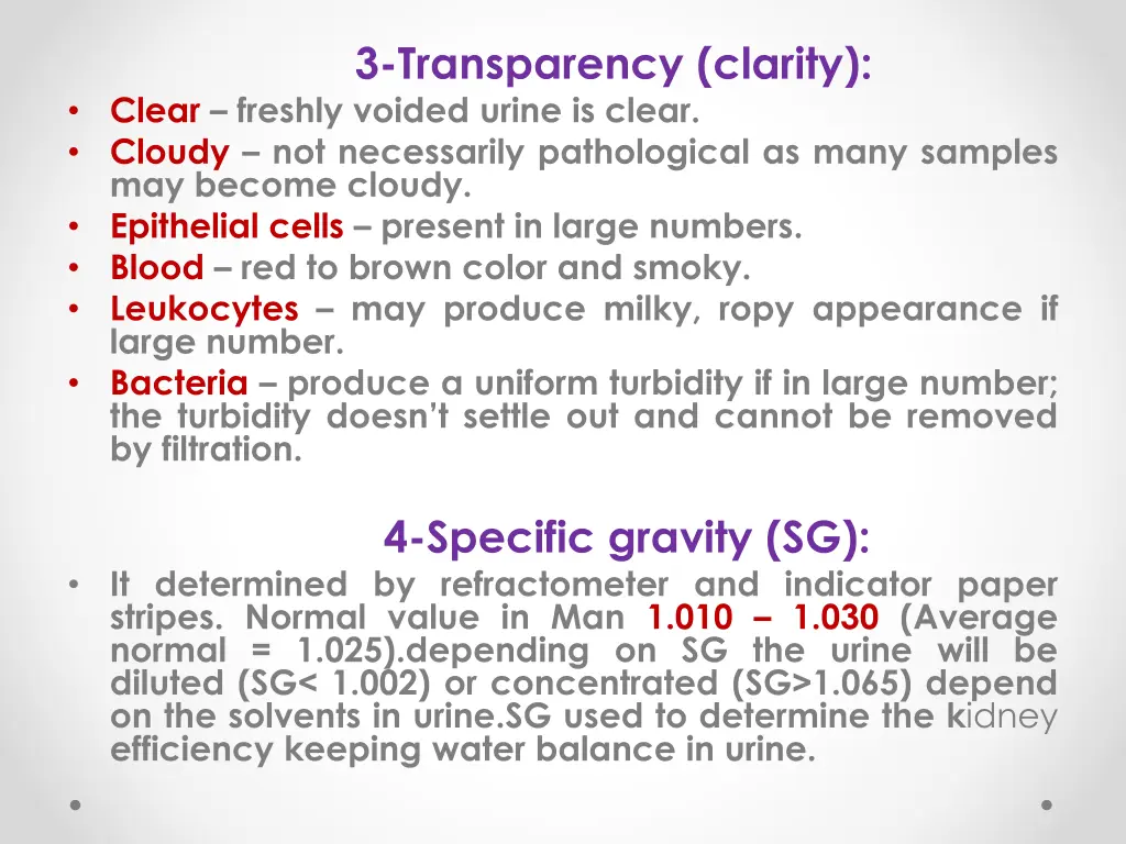 3 transparency clarity