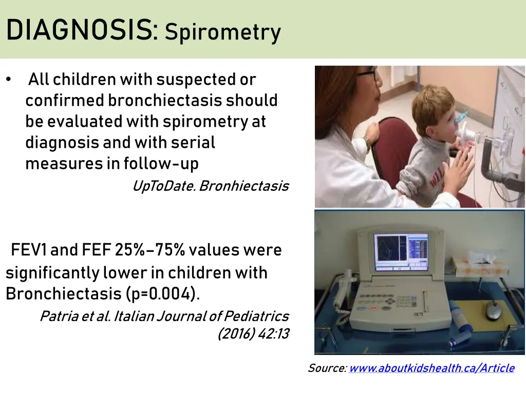 diagnosis spirometry