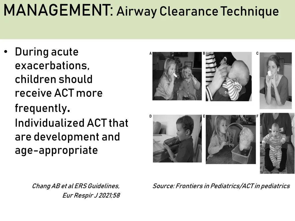 management airway clearance technique