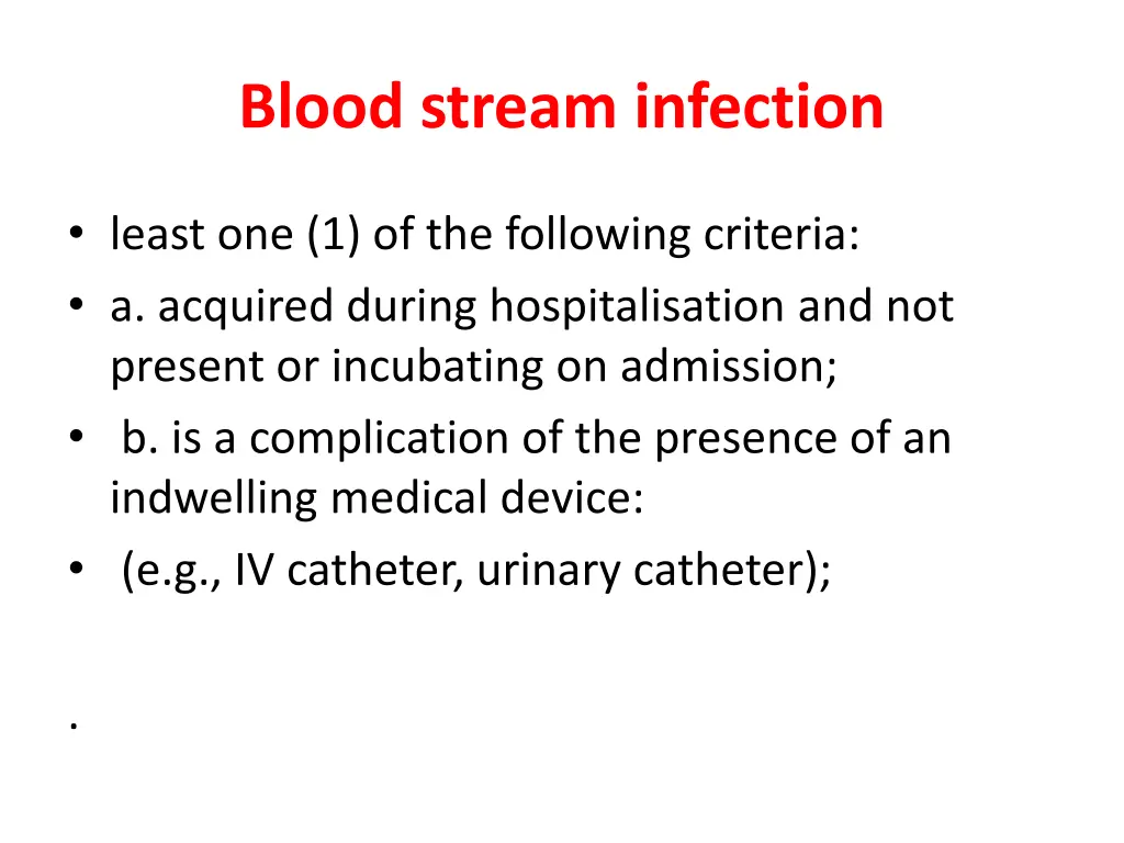 blood stream infection 2