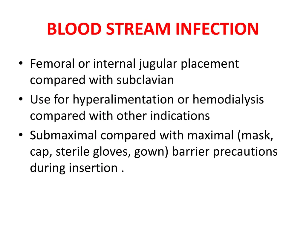 blood stream infection 5