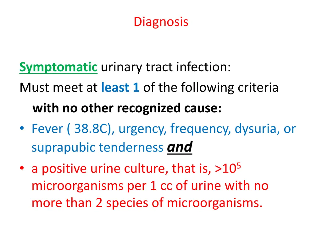 diagnosis
