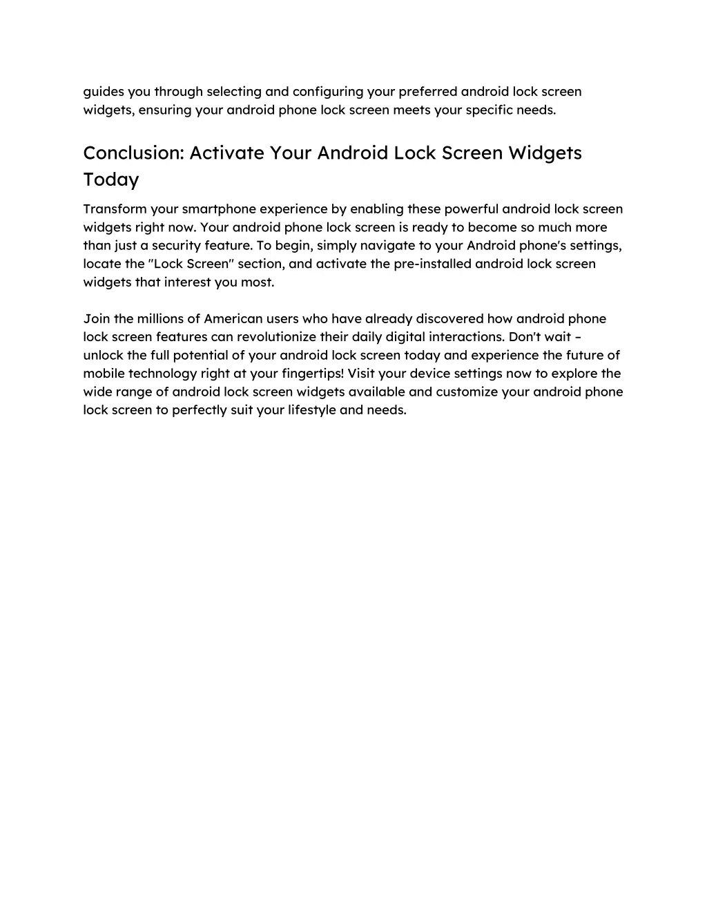 guides you through selecting and configuring your
