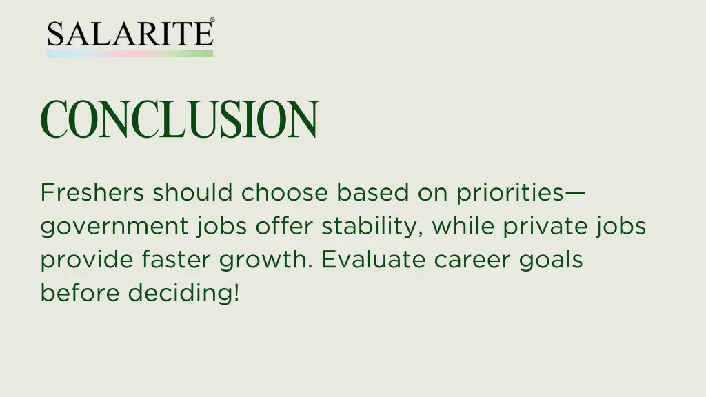 conclusion