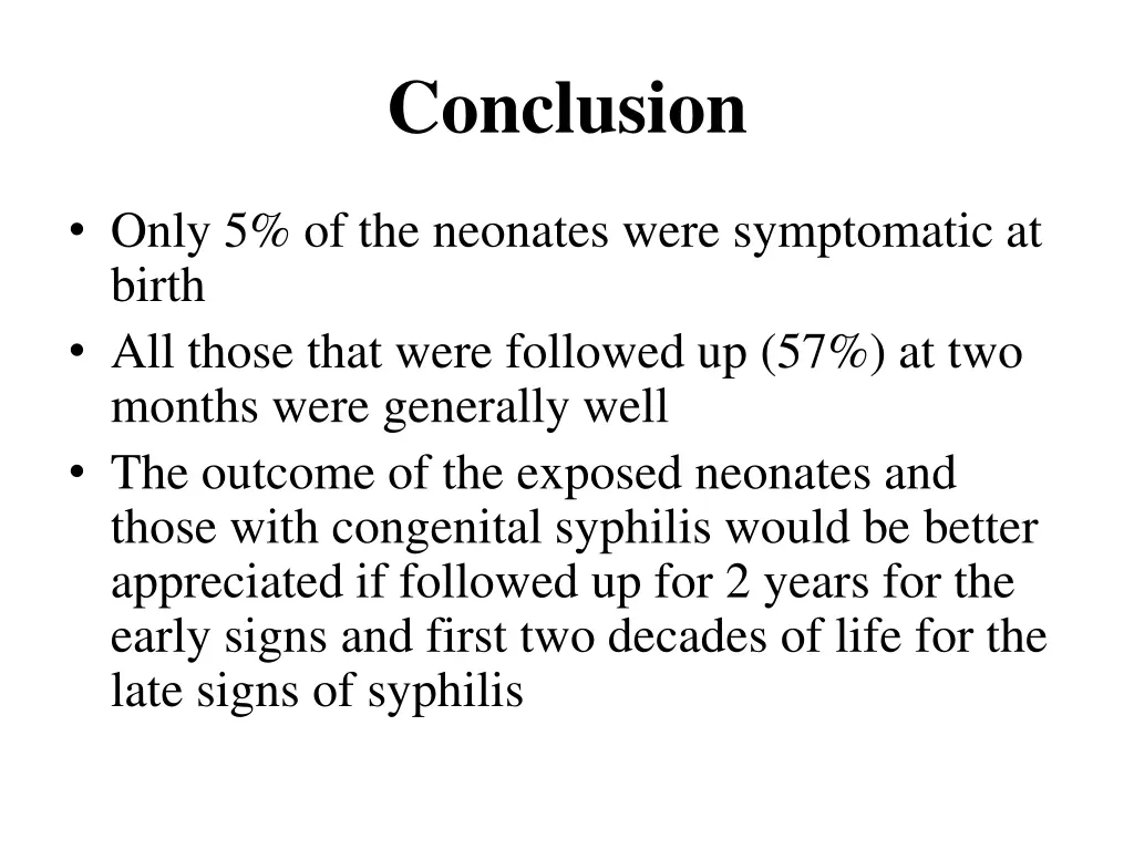 conclusion
