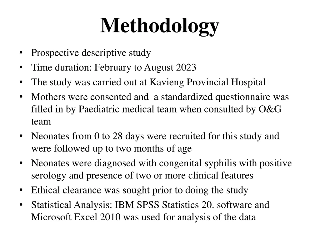 methodology
