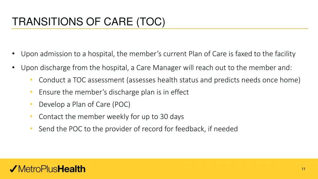 transitions of care toc